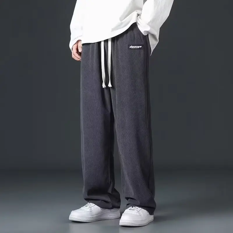 2024 Male Fashion Simple Trousers y2k Men\'s Joggers Pants korean reviews many clothes Loose Outdoor Pants Casual Joggers Hip Hop