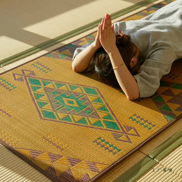 

Professional Rush Mat - Anti-Static Smooth Large Prayer Mat for 108 Prostrations Home Use