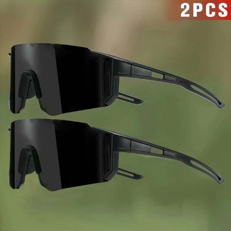 زوجان من النظارات العصرية بدون إطار خفيفة للغاية للرجال والنساء بألوان عدسات لامعة مناسبة للارتداء اليومي #3