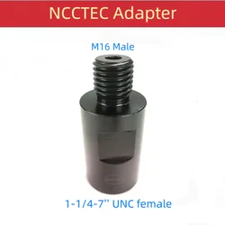 Adapter Connector 1-1/4-7'' UNC female M16 Male M14 Male Thread Reverse to M22 Female Diamond Core Drill Bits Quick Connect