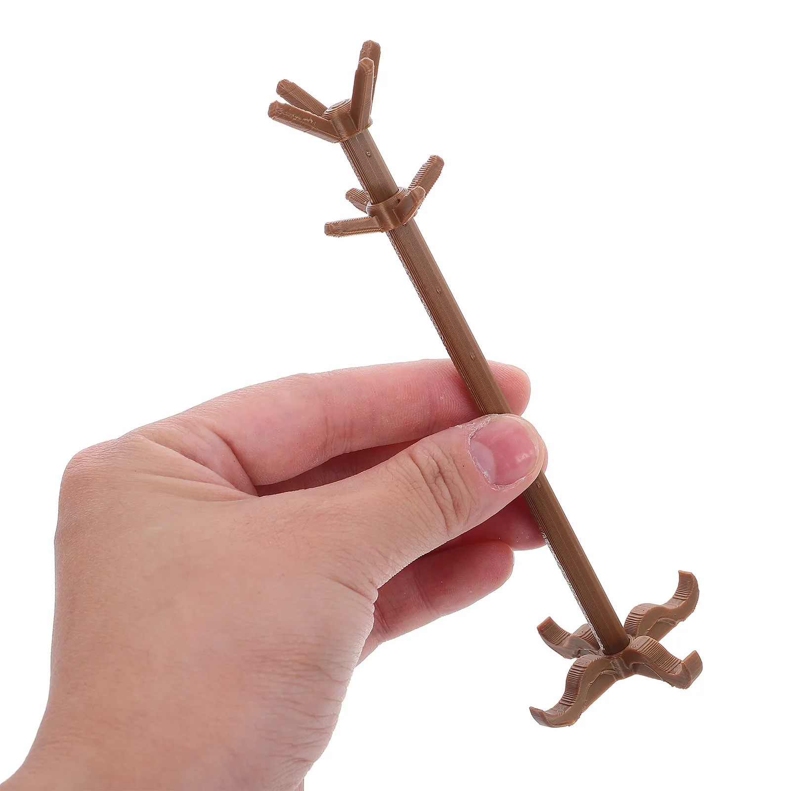 

Миниатюрная винтажная мебель: вешалка для одежды, стойка для пальто, вешалка для шляп, реалистичная полка-витрина для миниатюрной мебели