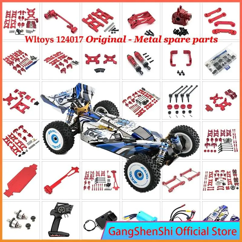 

Wltoys 124017 124019 124007 1/12 металлические подвесные рычаги, рулевой стакан, набор носителей для обновленных деталей Trx4, автомобильные аксессуары