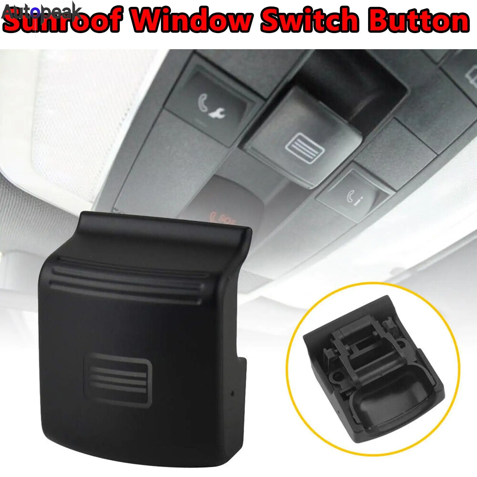 

Car Sunroof Window Control Switch Button Cover For Mercedes-Benz W204 W212 W218 C200 C300 E300 E400 C E CLS-Class 20482013239051