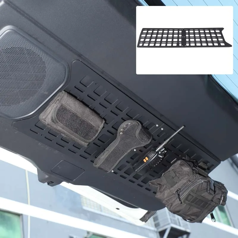 

1piece set Aluminum alloy black For Toyota Land Cruiser Prado 250 LC250 2024+ car tailgate expansion storage panel accessories