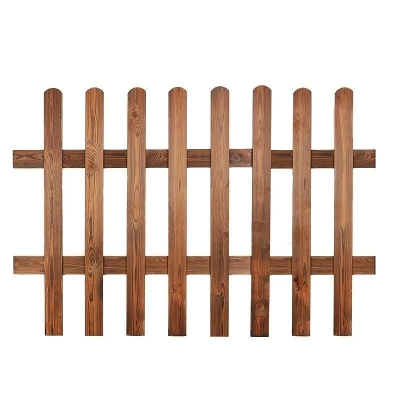 

Outdoor preservative wood solid wood fence, villa courtyard small yard fence