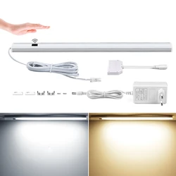 Hand Wave Control Kitchen Lights LED Bar Light Closet Wardrobe Bar LED Lamp 30/50cm Motion Sensor Hand Scan Sweep Kitchen Lights