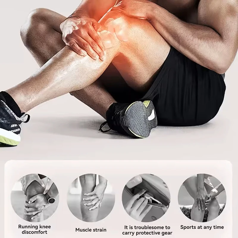 1 Stück Patella-Kniebandage, Verstellbare Orthopädische Kompressionsbandage zur Unterstützung der Patellasehne, Pro-Meniskusriss-Patella-Pads für Männer und Frauen – Detail 4