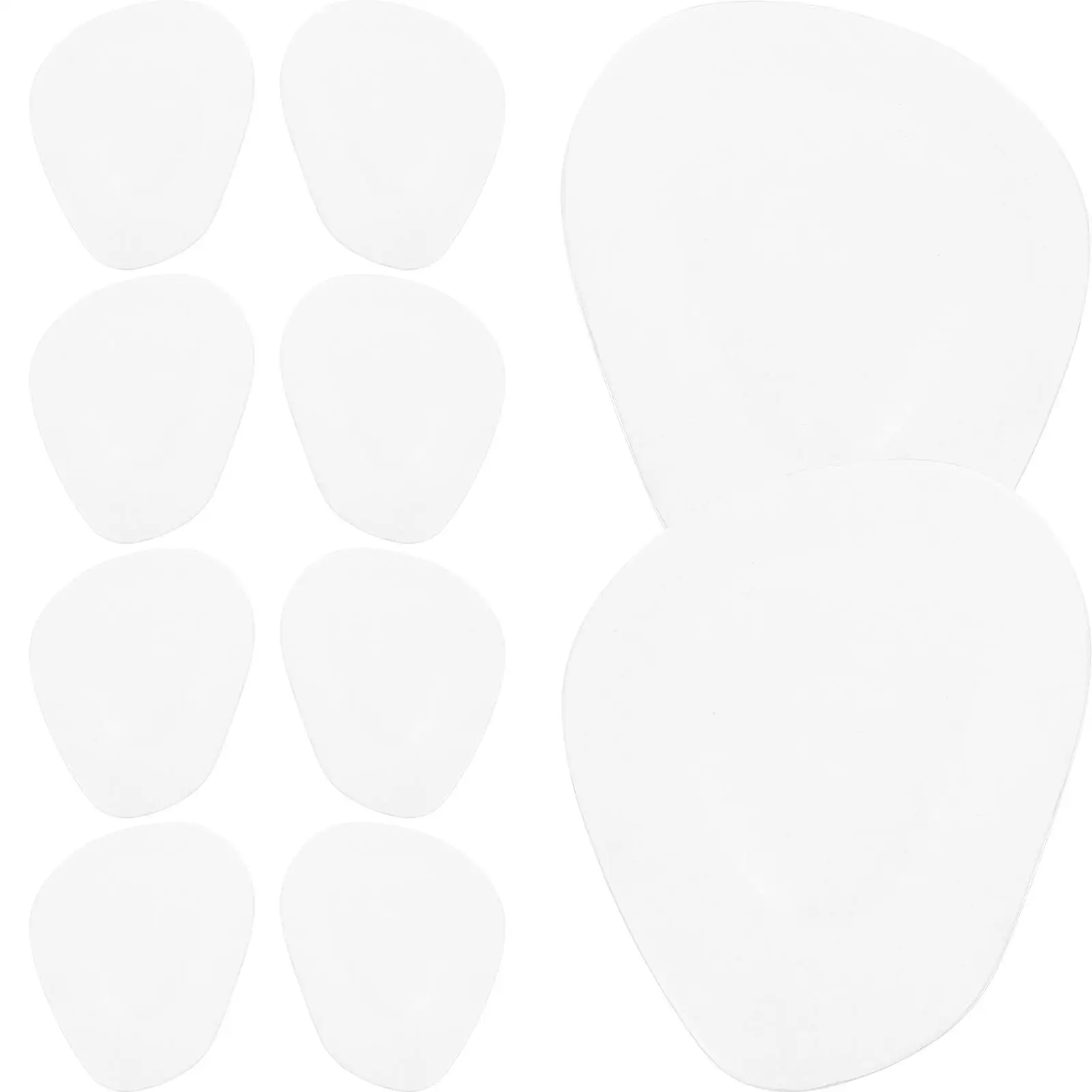 

5 Pairs Forefoot Gel Pads Anti-Slip Soft Cushions High Heel Insoles Thickened Pads Relieve Pain Comfort Accessories