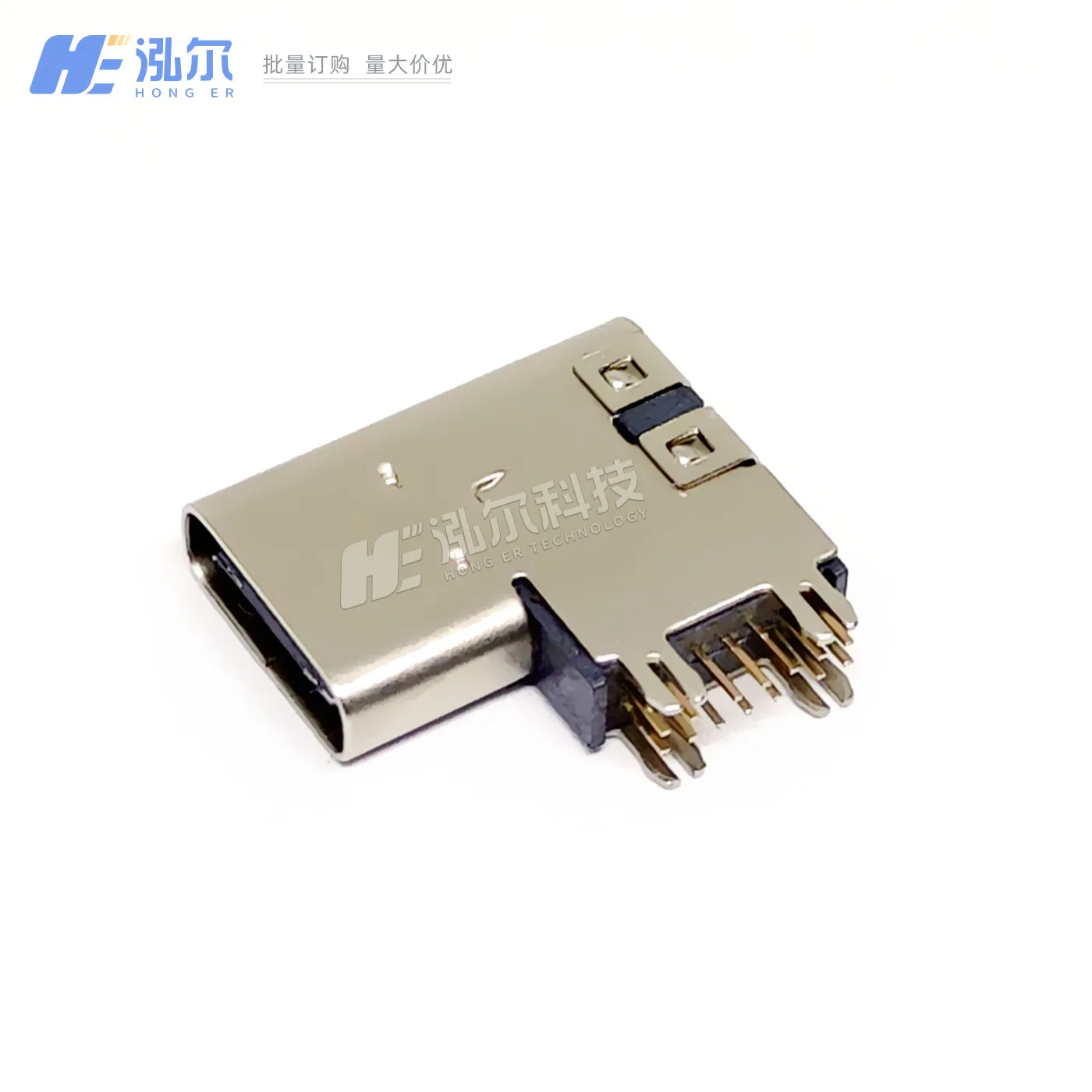 

Разъем USB Type-C, 14-контактный, боковое подключение, высота 2,6 мм, вертикальный, 14-контактный, длина 1,6/2, USB-A (гнездо)