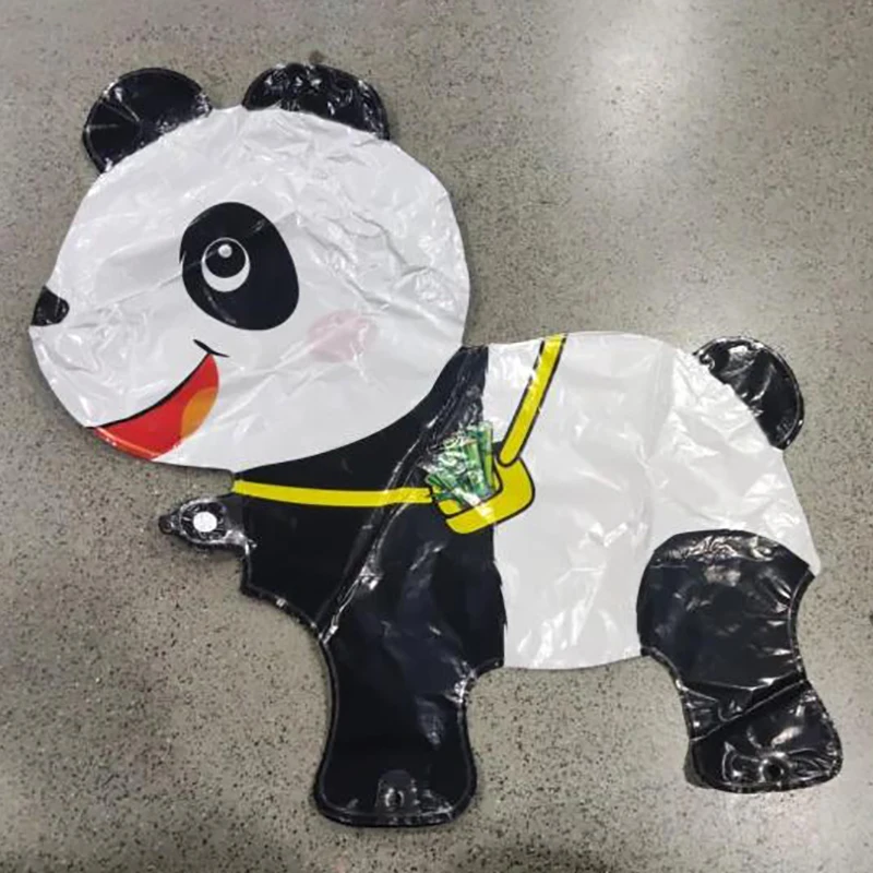 Hete Aanbieding 4D Cartoon Dieren Staande Wandelende Ballon Met Wiel Capibara Dinosaurus Folieballonnen Voor Kinder Verjaardagsparty Decoratie - afbeelding 1