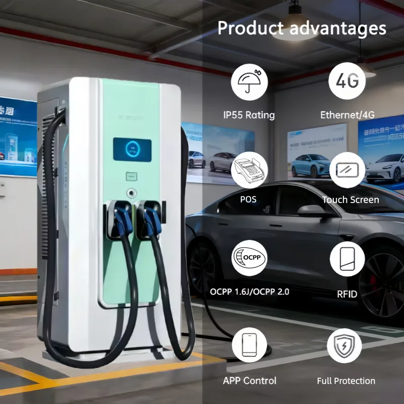YIXINDIAN Off-grid DC EV Floor-mounted Charging Station for Commercial Use 40kW 120kW 360kW GBT CCS Outdoor Charging Solar Panel