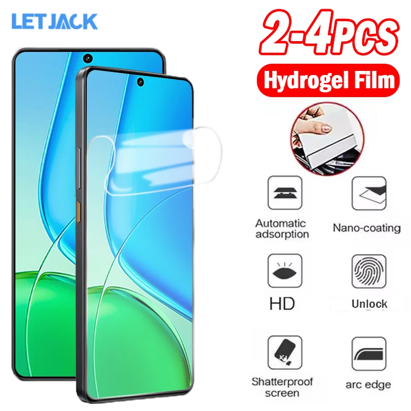 

2-4Piece Full Cover Hydrogel Film for Vivo Y39 Y29 Y19 Y29s Y19s GT Y58 Y38 Y28 Y18 Y28s Y18s Y37 Pro Y03 Y03t Screen Protectors