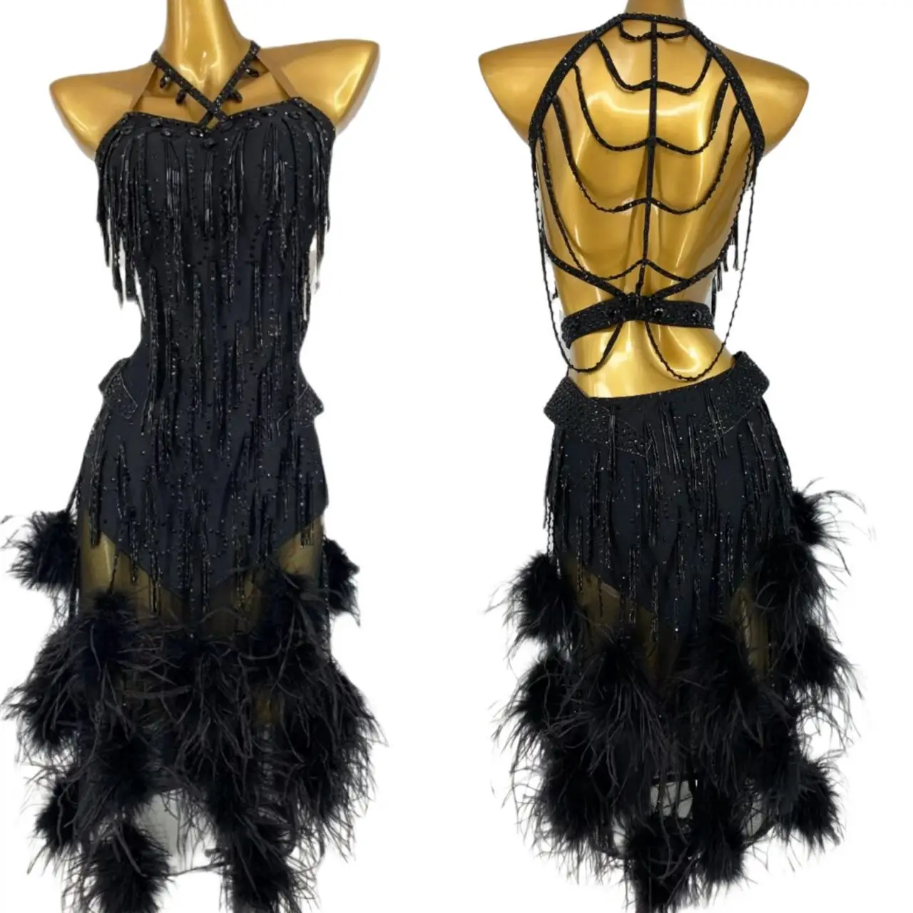 WHYNOT DANCE 2022 Neue FeatherTube Angepasst Latin Dance Kleid Wettbewerb Party Kostüm Für Mädchen oder Frauen Schnelles Freies Verschiffen