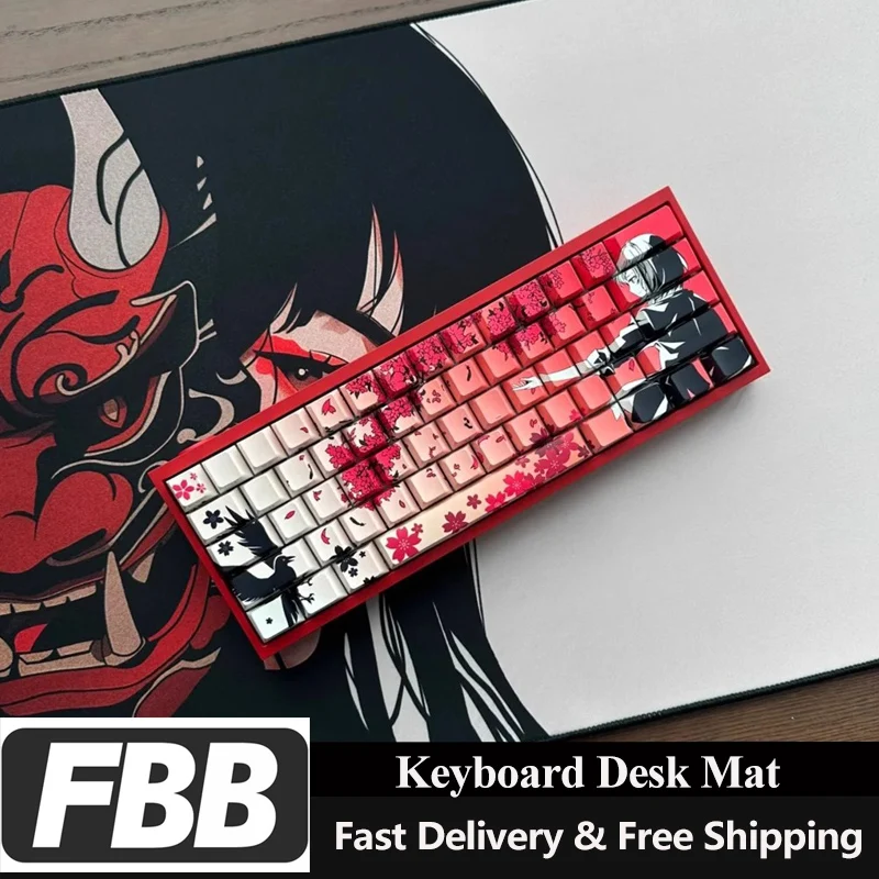 

FBB Large Mouse Pad Anime ACGN Cartoon Deskmat Gaming Mousepad Gamer Desk Protector Pc Accessories Keyboard Mat Cute Mouse Pads