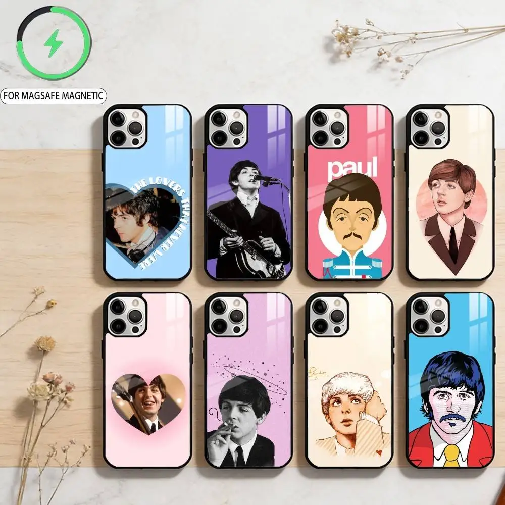 

Handsome P-Paul McCartney-PM Phone Case For iPhone17,16,15,14,13,12,11 Plus,Pro Max Magnetic For Magsafe Wireless Charging