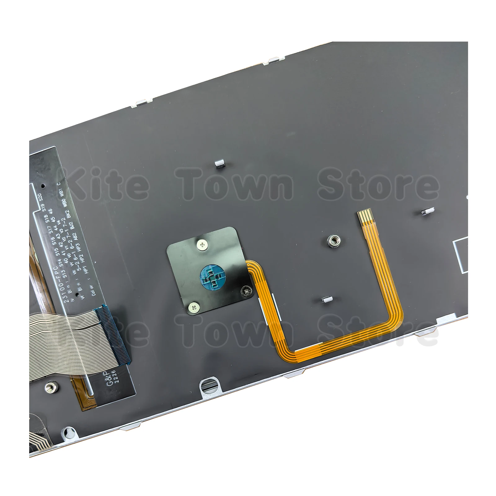 لوحة مفاتيح كمبيوتر محمول أمريكية جديدة بإضاءة خلفية لجهاز HP ZBook 15 G5 G6 17 G5 G6 إطار فضي مع نقطة التتبع