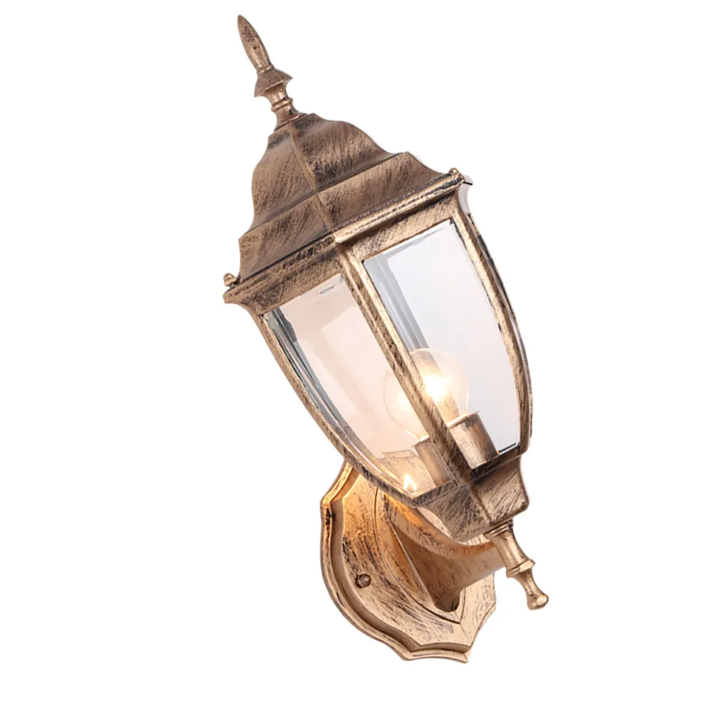 

1Pcs Outdoor Waterproof Wall Lamp Vintage Hexagonal LED Sconce Light for Yard Garden Exterior Lighting Fixture