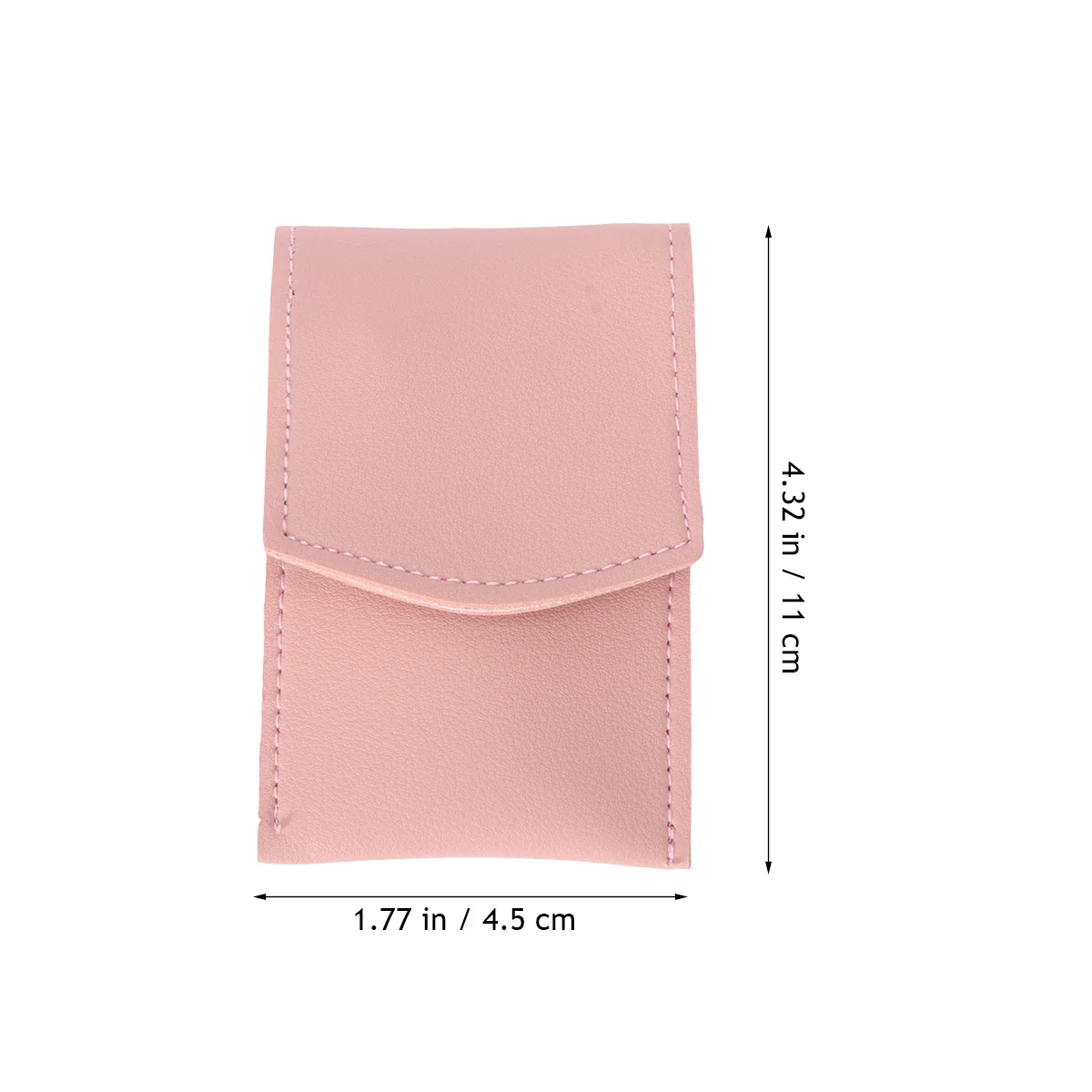 Zestaw do manicure ze stali nierdzewnej w kolorze różowego złota, pilnik, pęseta do brwi, nożyczki kosmetyczne, etui PU do użytku domowego i w podróży.