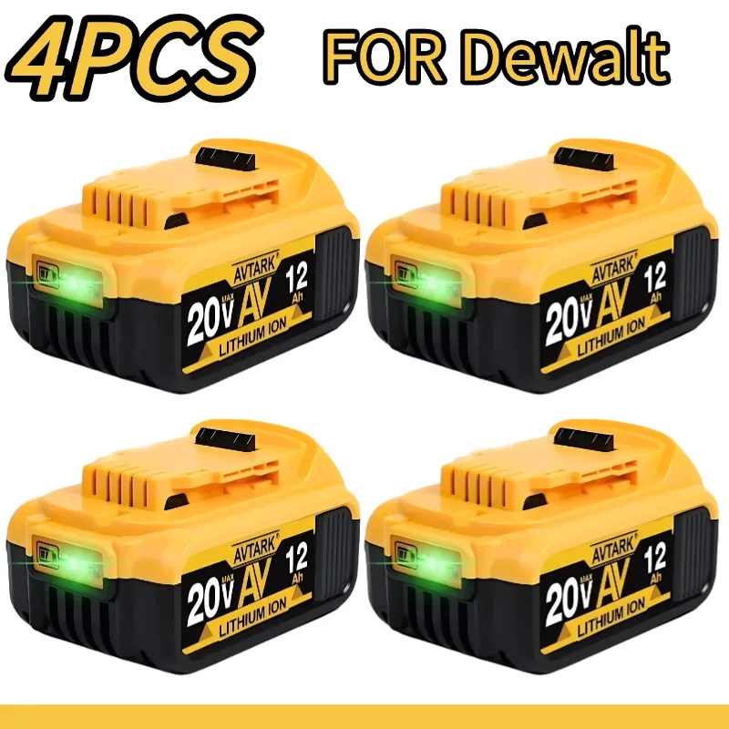 

Original DCB200 20V 12.0Ah Lithium Replacement Battery For Dewalt 18V DCB184 DCB200 DCB182 DCB180 DCB181 DCB182 DCB201 DCB206