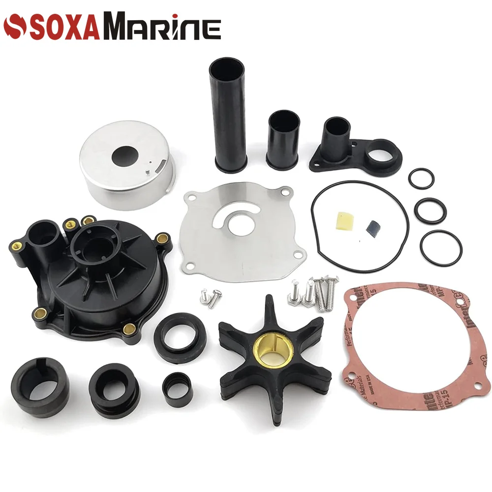 0435929 5001595 Water Pump Repair Kit for Johnson Evinrude OMC 90 150 225 235 250 275-300 HP V4 V6 V8 390768 391637 18-3315-2