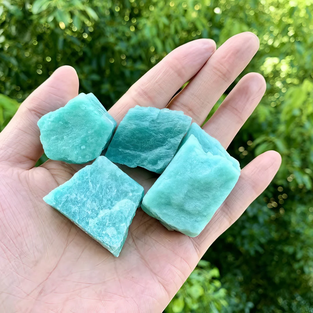Jewelry Making Desk - Amazonite Rough Stones - Natural Stone
