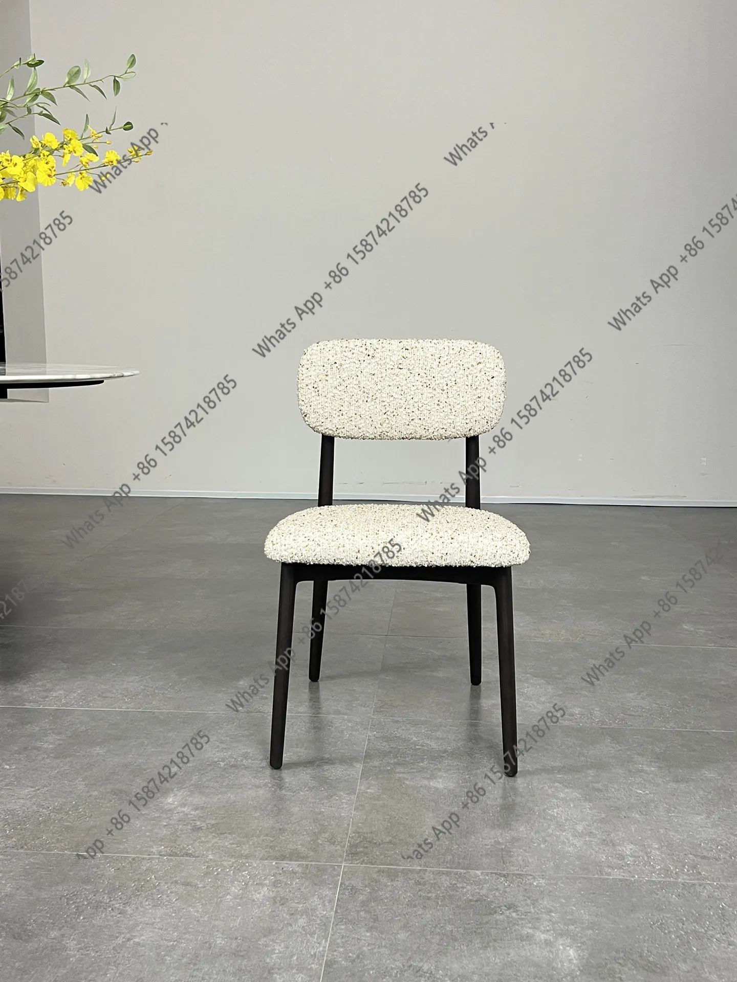 Original modern book chair Italian light luxury high-end desk matching chair tea table master chair
