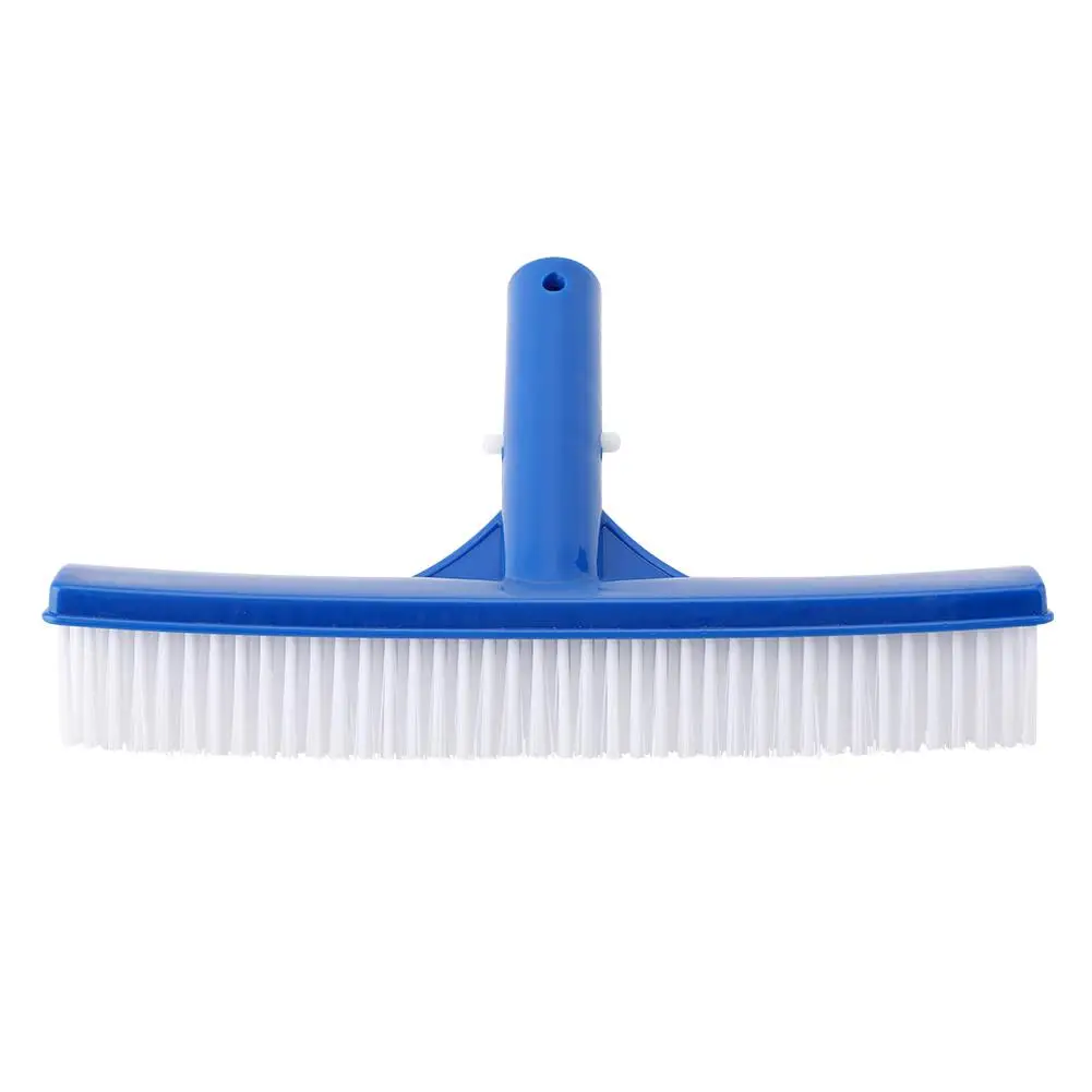 10in Plastic Swimming Pool Clean Brush for Cleaning Dirt, Moss, Pond, Spa - Corrosion-Resistant