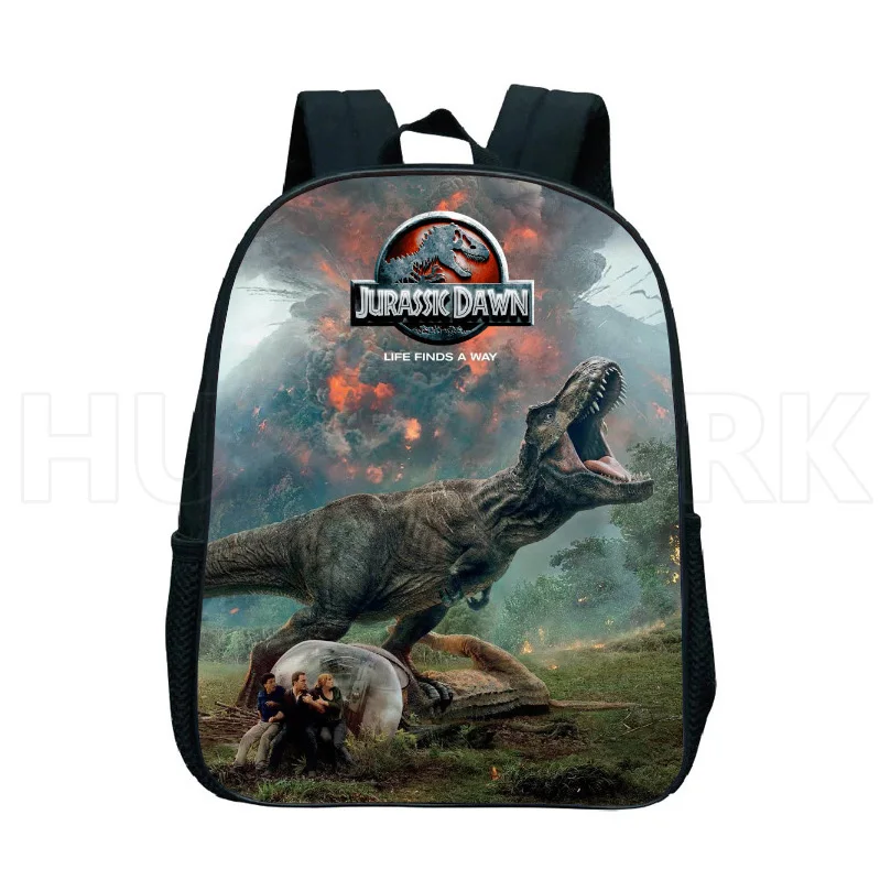 3D Animals 12inch World Park Schoolbag Jurassic Dinosaur Backpack knapsack Toys Gift For Children Travel BookBags