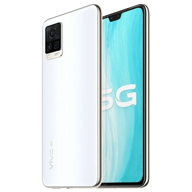 Vivo S7 5G Android CPU Snapdragon 765G شاشة 6.4 بوصة ROM 128GB 64.0MP كاميرا 4000mAh 33W شحن هاتف مستعمل أصلي