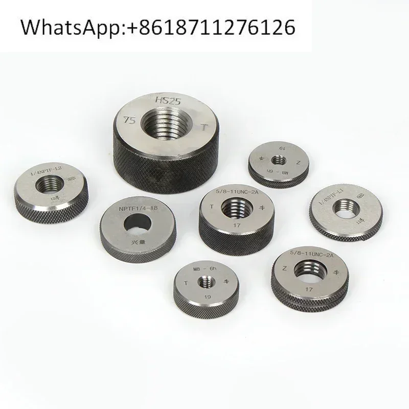 NPTF1/8 1/4 1-1/2-cone thread ring   three piece set