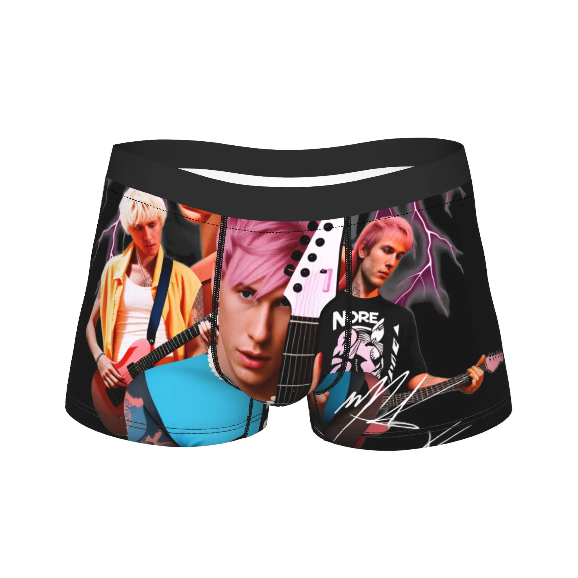 

Трусы-боксеры Lost Americana MGK Tour 2026: комфортные, с 3D-мешочком, большие размеры, для мужчин, с возможностью индивидуального дизайна