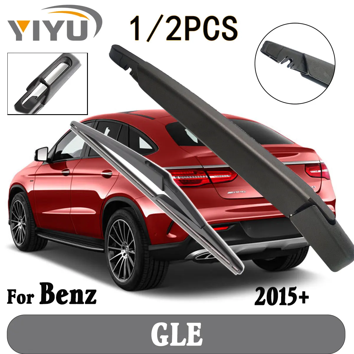 

1/2PCS Rear Wiper Blade Wiper Arm Windshield Windscreen Clean Tailgate Window Car Rain Brush For Benz GLE 2015+