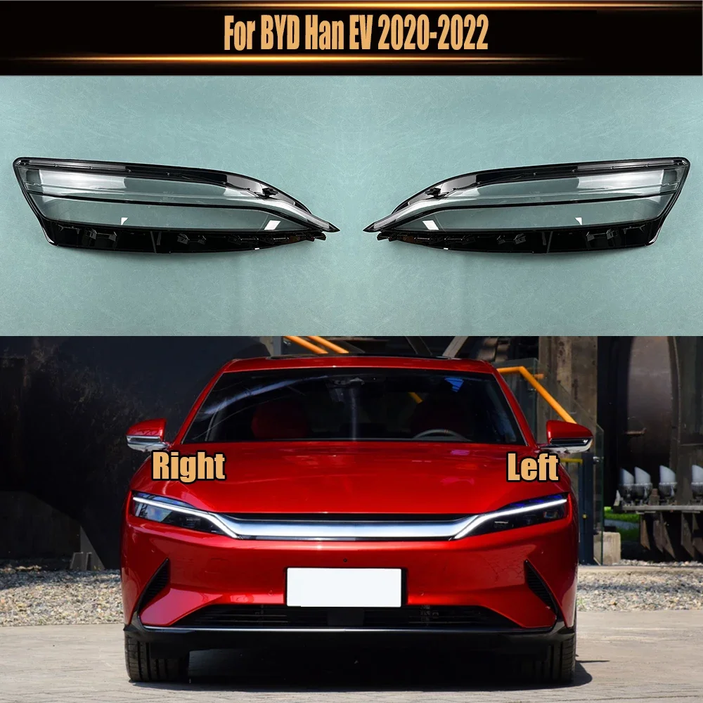 

For BYD Han EV 2020-2022 Headlamp Cover Shade Transparent Lampshade Headlight Shell Plexiglass Replace Original Lens