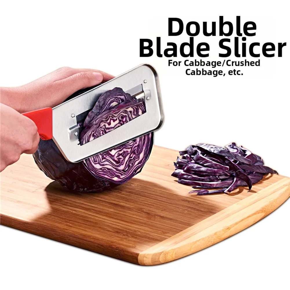 Cuchillos de Cocina Multifuncionales para Repollo, Rebanador, Picador, Triturador de Acero Inoxidable, Cortador de Repollo Alemán y Vegetales, Utensilio de Cocina