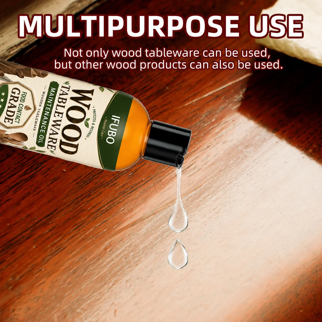 Huile de cire pour bois IFUBO  - Woodworking Oil Finish avis et prix