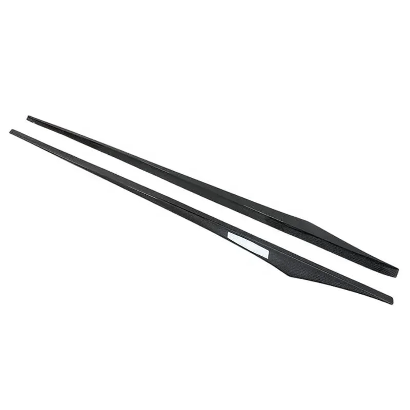 F06 M6 Vor style Carbon Fiber Side Skirts Rocker Panel Extensions Add-on for BMW M6 F06 F12 F13