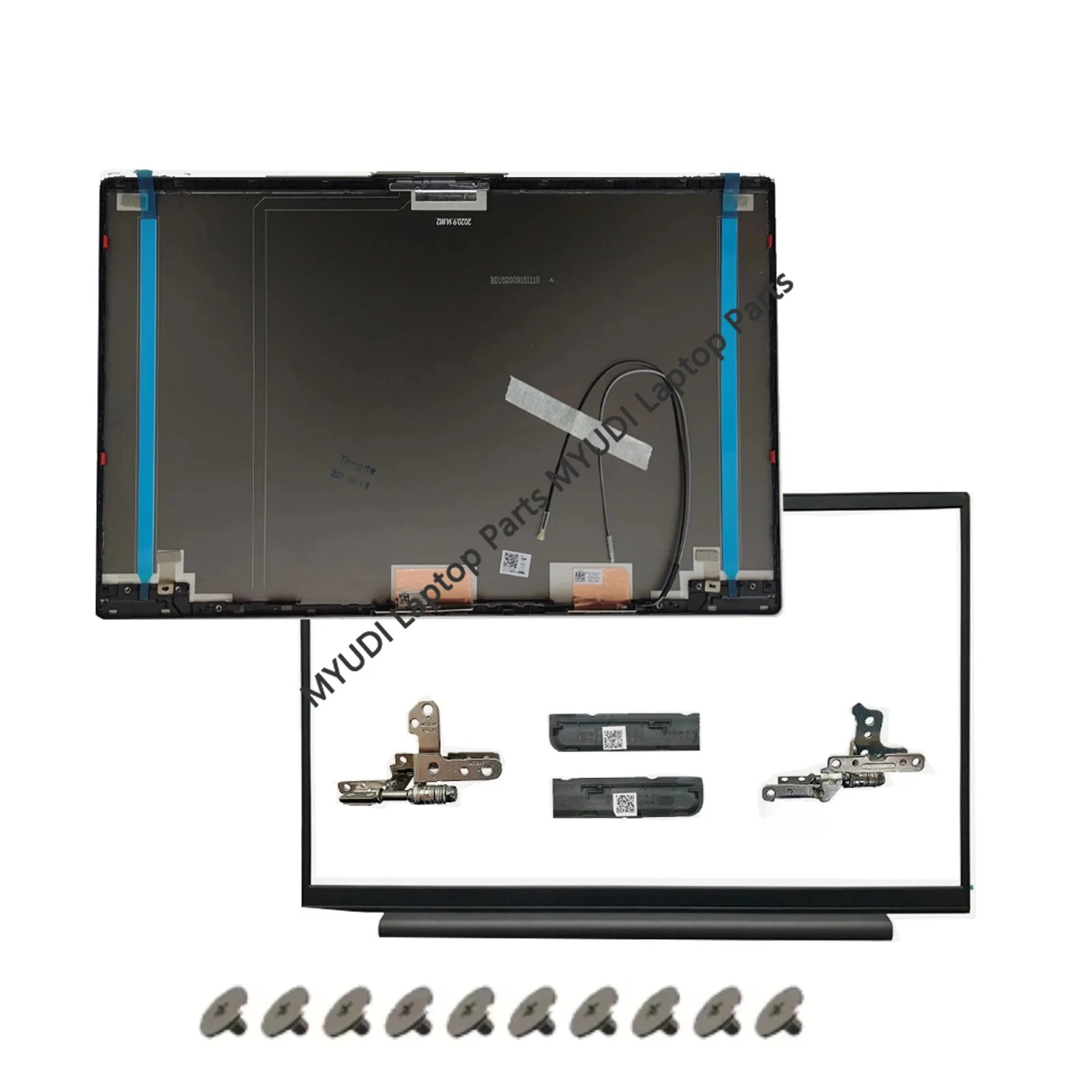 

New Gray Case For Lenovo ideapad 5 15IIL05 Case 15ARE05 15ITL05 15ALC05 Screen Back Cover Top Display Case Bezel Hinges Cover