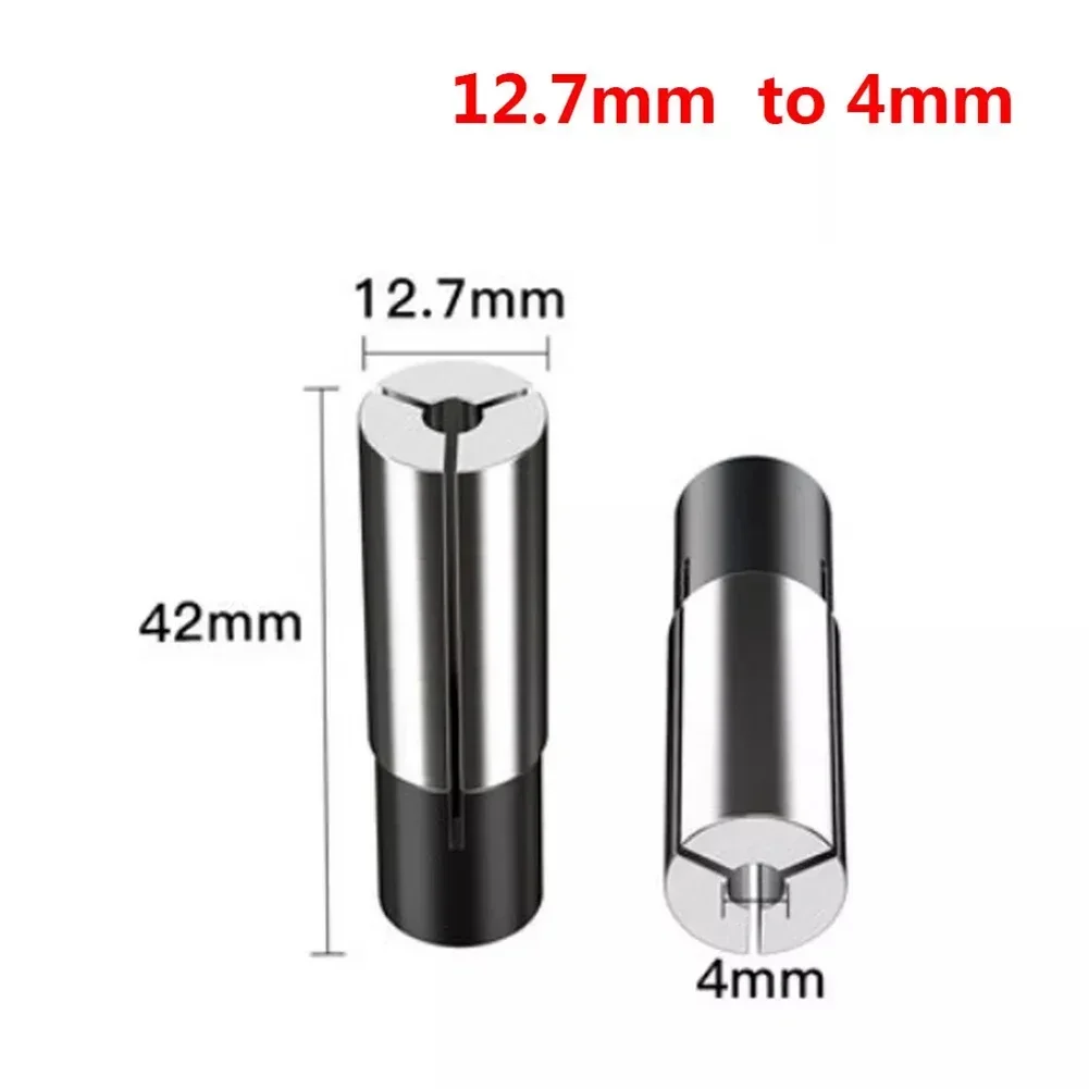 1pcColletChuckConversionSleeve 1/2" 1/4" 1/8" Collet Adaptor Shank Reducer Bit CNC Spindle Router 4/6/8/10mm