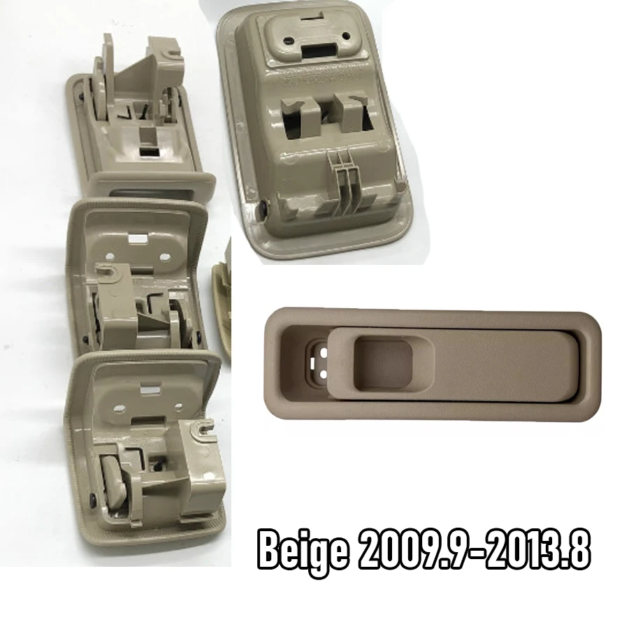 7Pcs Black/Beige Second/Third Row Rear Seat Lock Control Handle Buckle For Toyota Land Cruiser Prado LC150 2010-2022 72690-60050