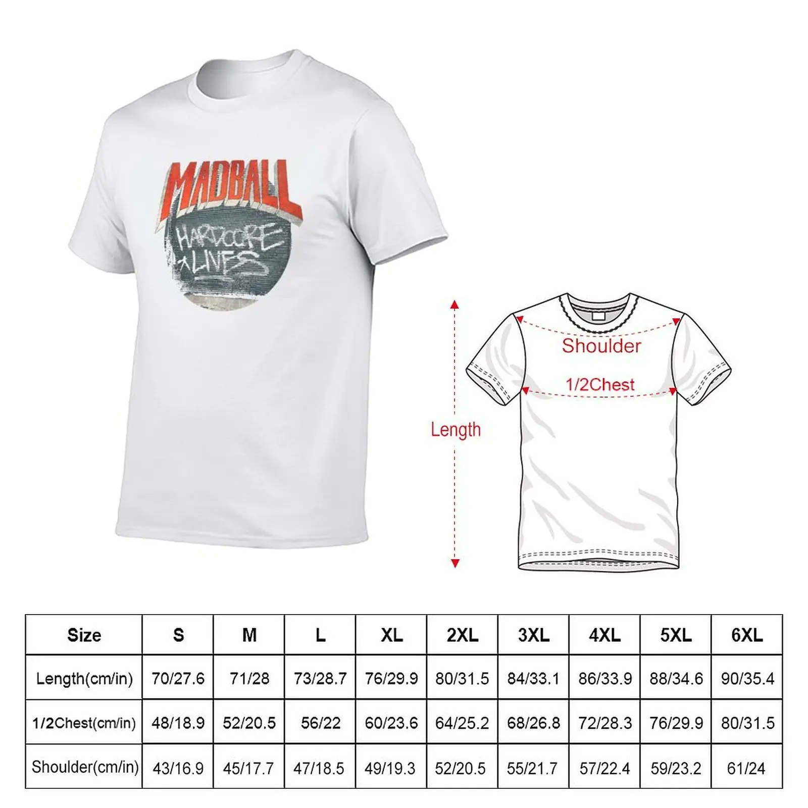 And Madball Hardcore - Lives T-Shirt Comfortable Daily Wear Tee