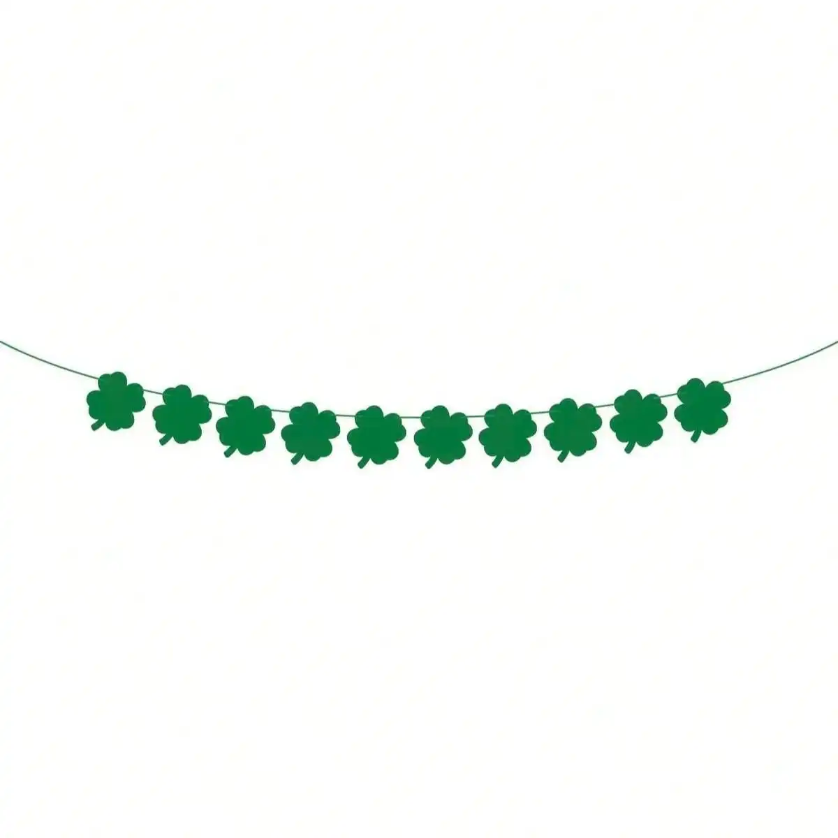 1pc Happy St. Patrick's Day Four Leaf Clover Banner, Irish Festival Decor For Home Party, Great For Daily Use & Perfect Gift