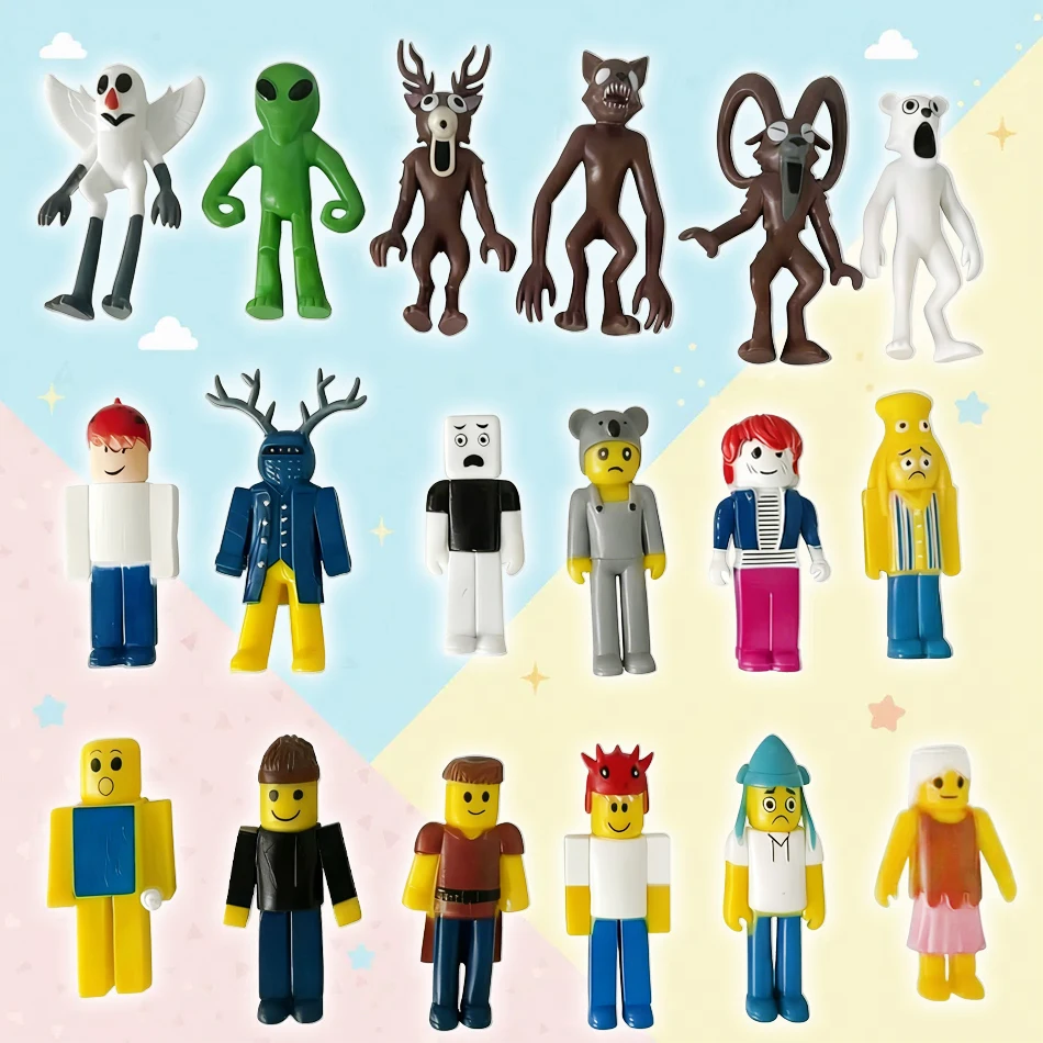 

18Pcs/set 99 Nights in The Forest Figures Figures Figurine Owl Goat Wolf Deer 99 Nights in The Forest Figurine Plastic Toy Gifts