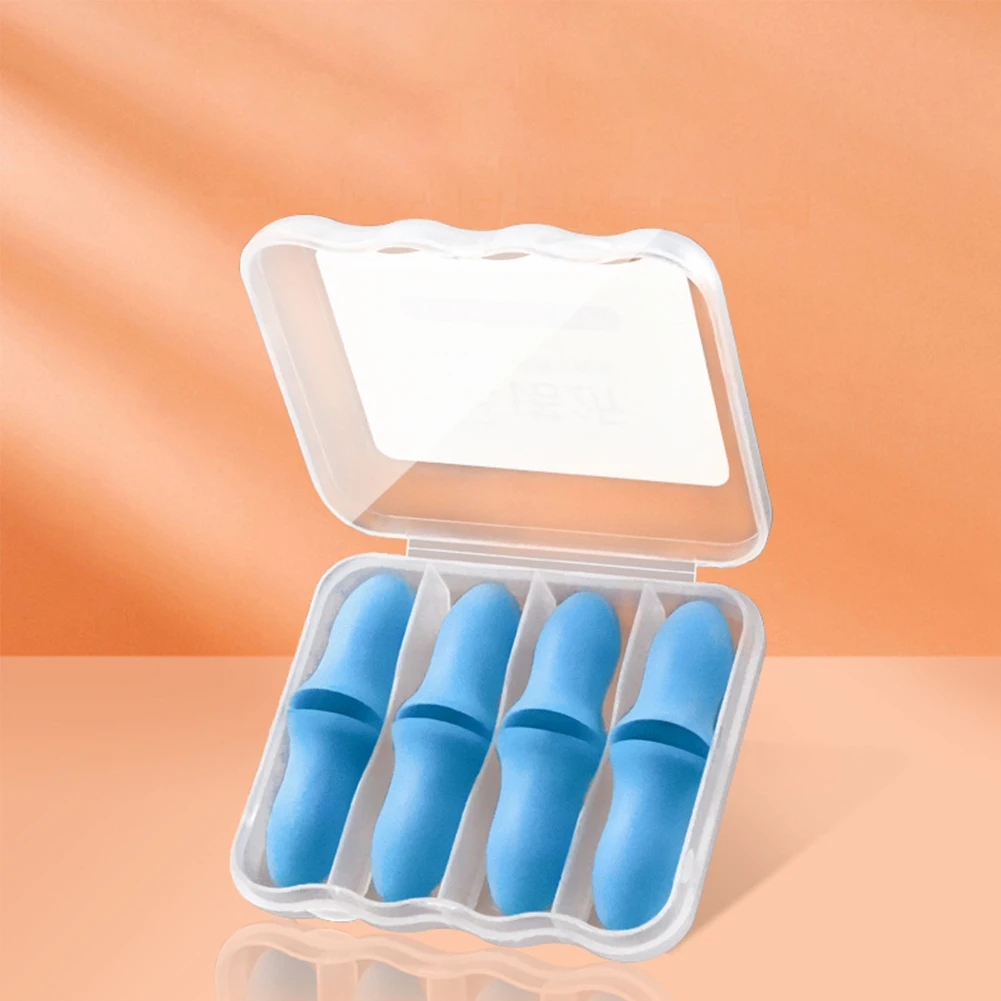 8pairs Daily Noise Cancelling For Sleep Soft Foam Travel Block Out Snoring Portable Washable Ear Plug Study 35dB SNR Reusable