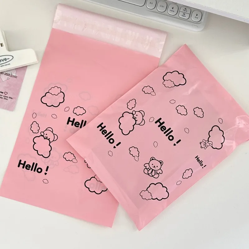 10Pc Cartoon Waterproof Self Adhesive Seal Pouch Mailing Bags Plastic Transport Bag Courier Bag Envelope Packaging Delivery Bag