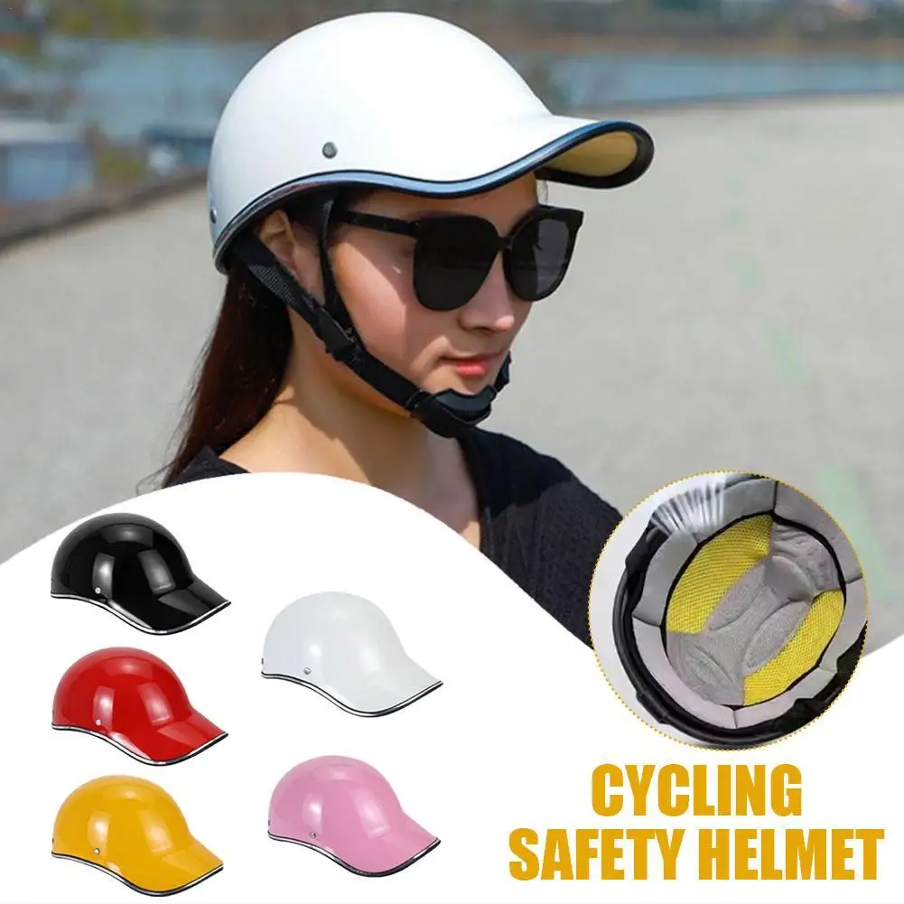 

Motorcycle Helmet MTB Bike Unisex Cycling Safety Protector Half Face Type Retro Vintage Ultralight Fashion Motorbike Accessories