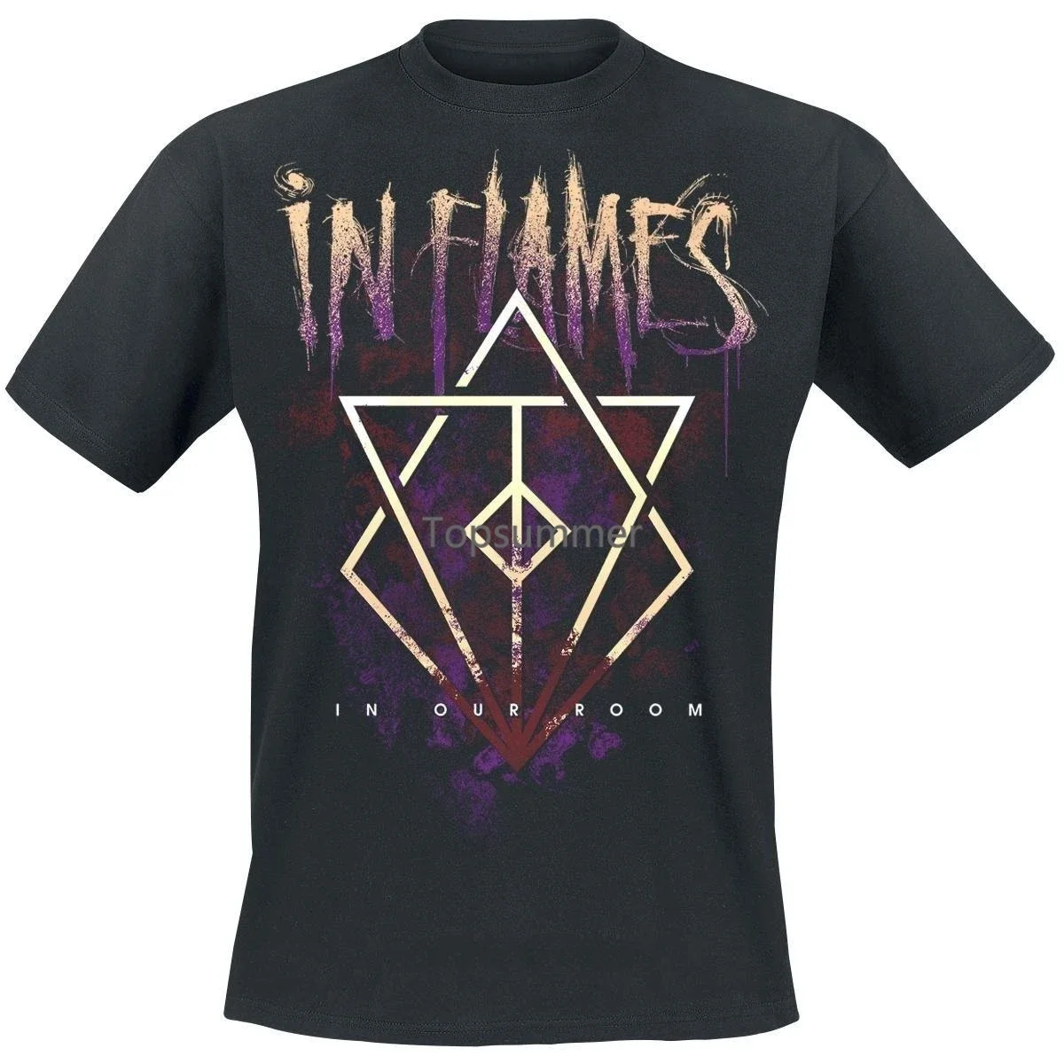 

Men T Shirt Fashion O Neck Top Tshirt In Our Room In Flames Streetwear Hip Hop For Man T-Shirt Women