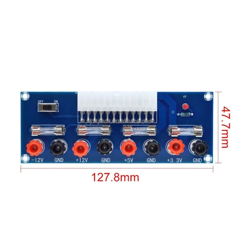 Scheda adattatore di alimentazione ATX desktop a 24 pin Alimentatore ATX per computer Scheda di trasferimento breakout Modulo di estensione adattatore cablaggio presa