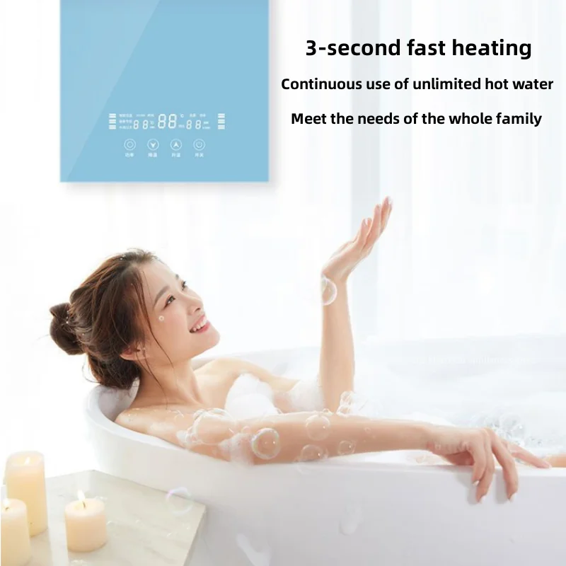 Instant Heating Electric Water Heater Small Household Quick Heating 8500W Intelligent Constant Temperature No Water Storage