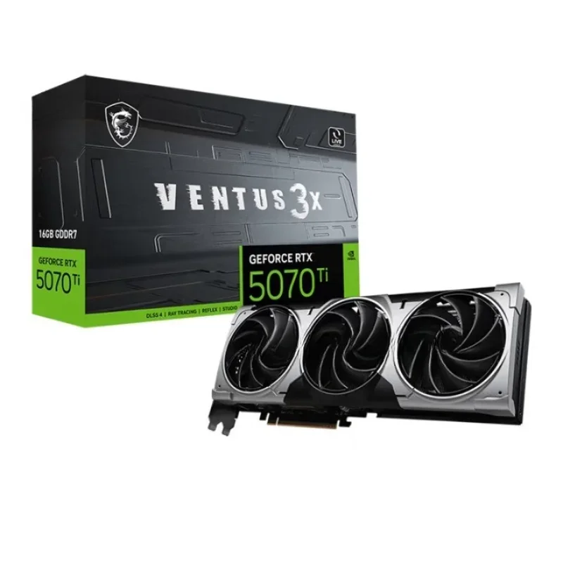 

RTX 5070TI 16G 3X OC Desktop PC Design Rendering Gaming Graphics Card