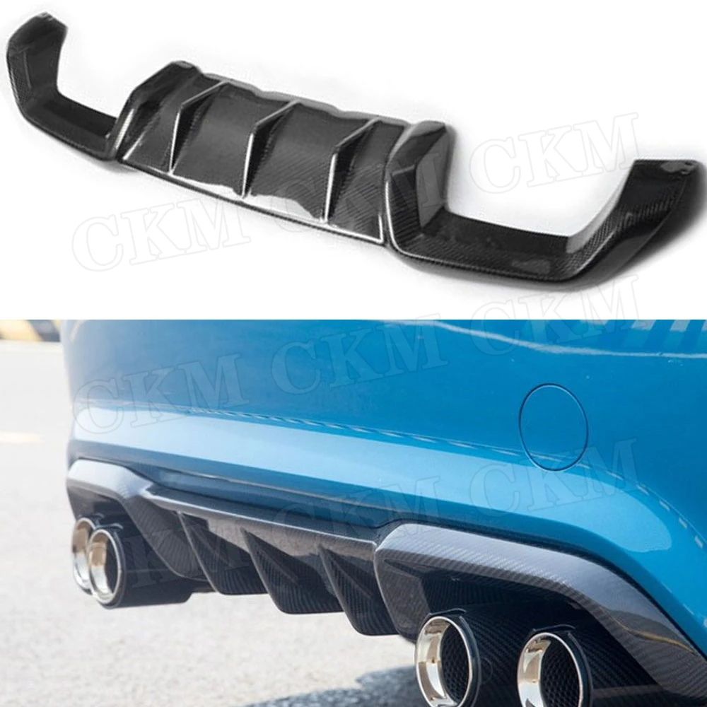 

CKMUUER Carbon Fiber Racing Rear Bumper Lip Diffuser for BMW 2 Series F87 M2 Base Coupe 2 Door 2016 2017 2018 2019 Rear Hugger